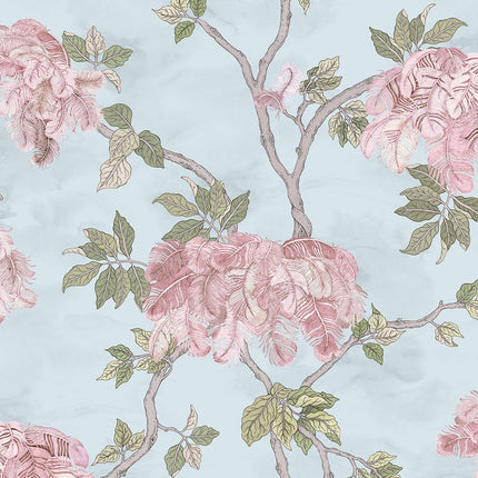 Muster Feather Palm Sky Blue BMHD002/03C