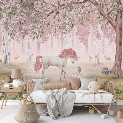 Belle Unicorn Forset Pink