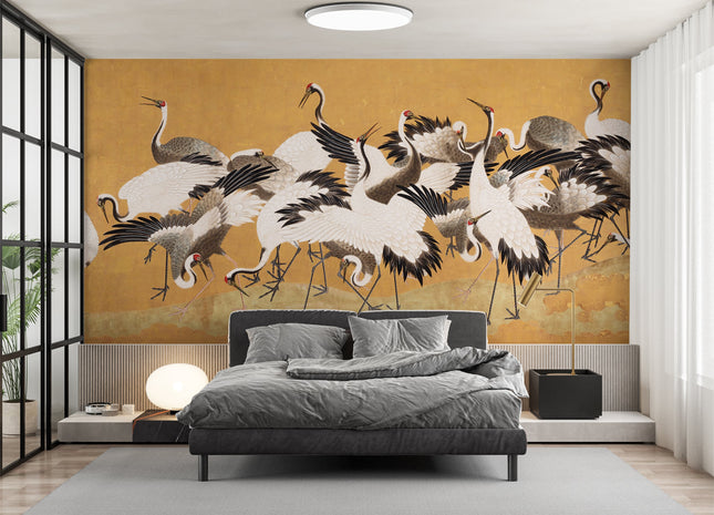 Muster 50 x 50 cm von Crane Bird 2102