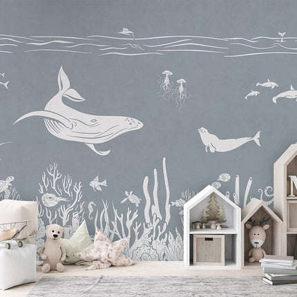 Monochrome Sea - Blue