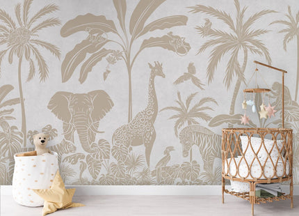 Monochrome Jungle - White Vintage