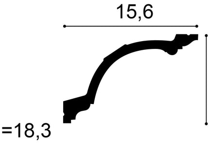 C217F Stuckleiste flexibel