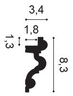 C324 Stuckleiste