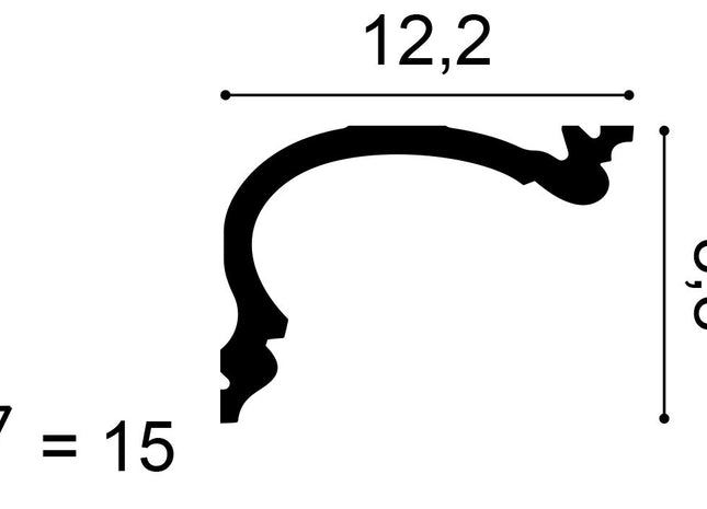 C341F Stuckleiste flexibel