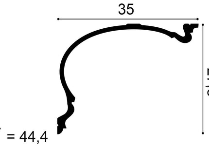 C344 Stuckleiste