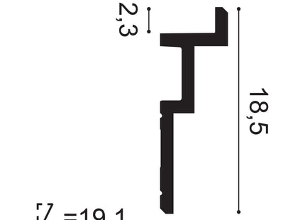 C396 Stuckleiste