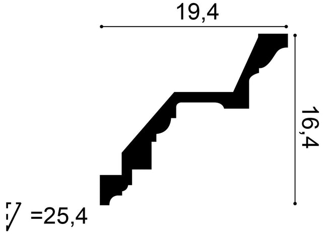C422 Stuckleiste