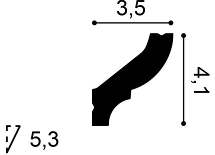 CB501 Stuckleiste