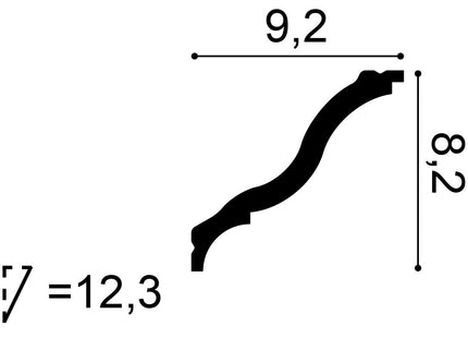 CB503 Stuckleiste