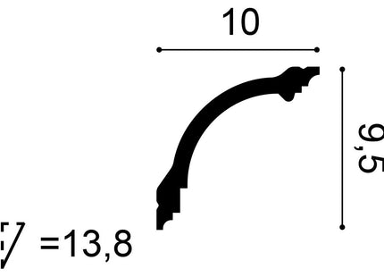 CB512 Stuckleiste