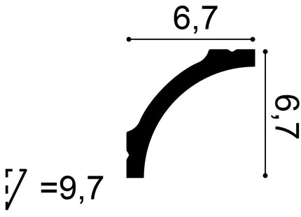 CB522 Stuckleiste
