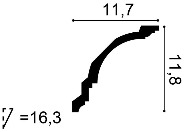 CX106 Stuckleiste