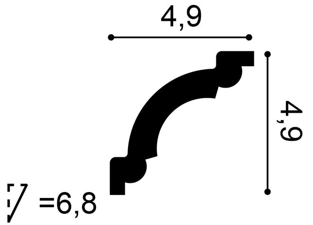 CX124 Stuckleiste