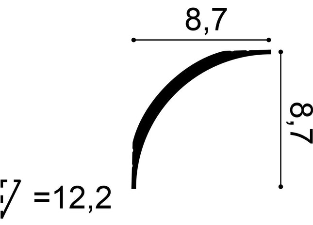 CX126 Stuckleiste