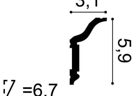 CX141 Stuckleiste