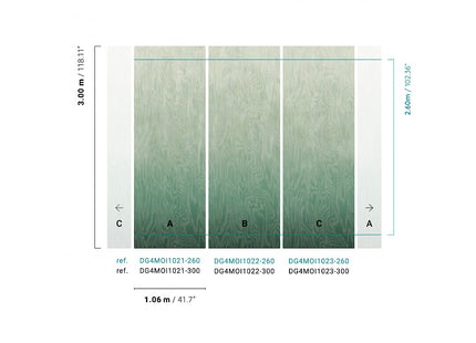 Moire Green DG4MOI1022-260