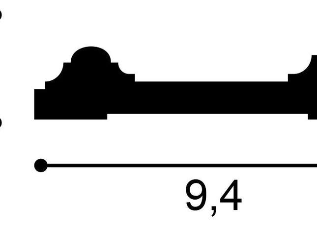 DX121-2300 Wandleiste