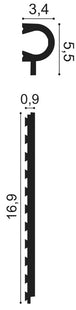 PX147 Wandleiste
