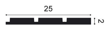 W116 3D Wandvertäfelung