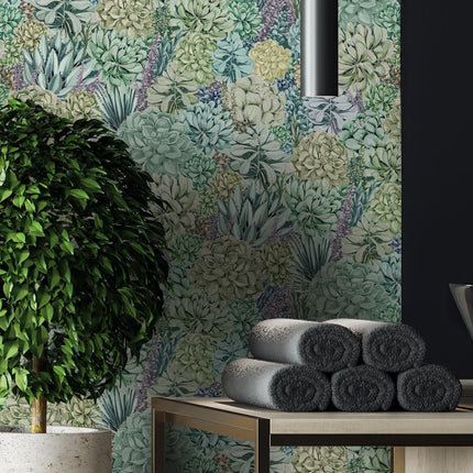 Muster Alpine Landscape Green (Multicoloured) BMTD001/02B