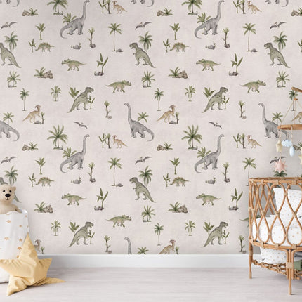 Dashing Dinos - White