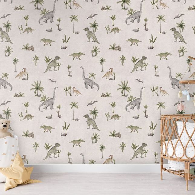 Dashing Dinos - White