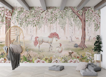 Belle Unicorn Forest Green