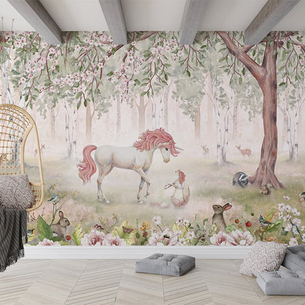 Belle Unicorn Forest Green