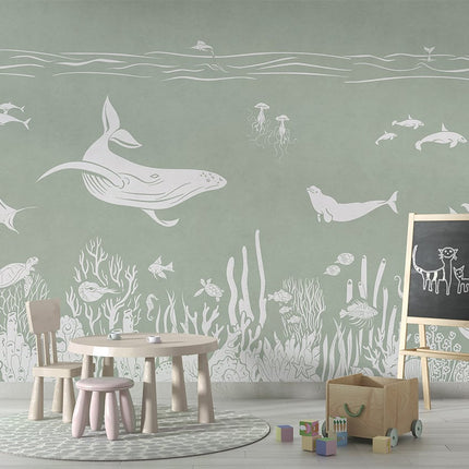 Monochrome Sea - Green