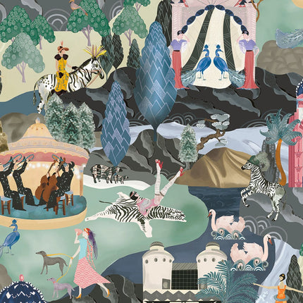 Muster The Art Teal & Fushia BMHD002/10C