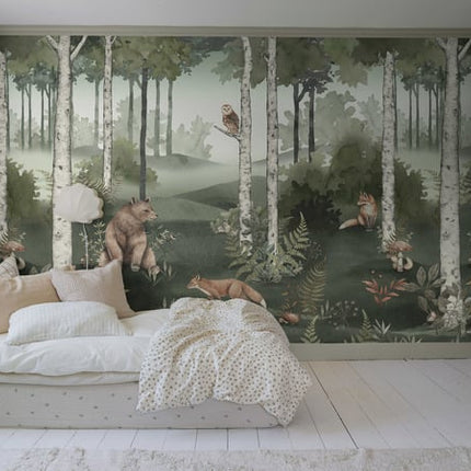 Muster Wild Forest Mural 6943