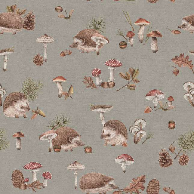 Happy Hedgehog - Taupe