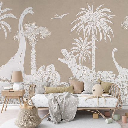 Monochrome Dino - Brown