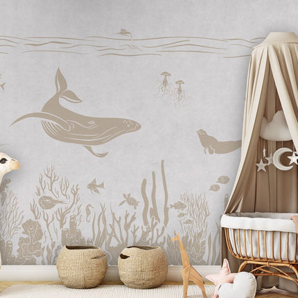 Monochrome Sea - White Vintage