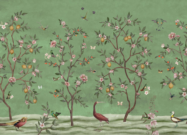 Lemon Tree Chinoiserie green 2014