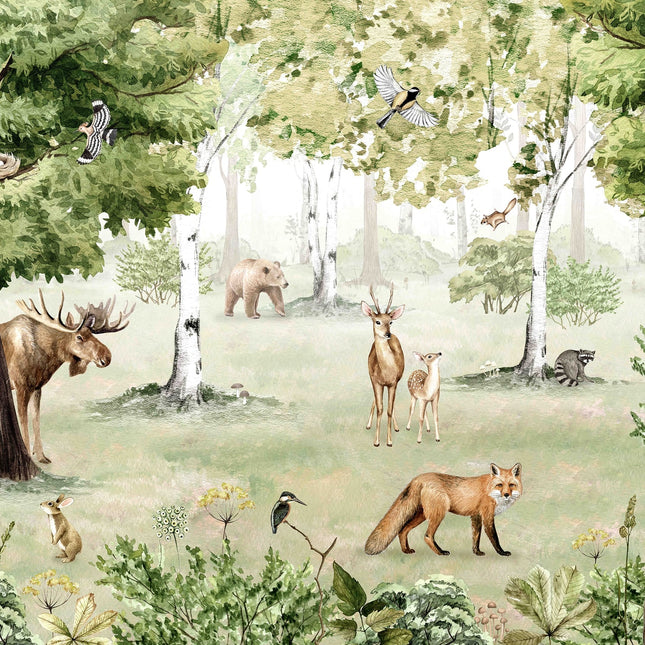 Muster 50 x 50 cm von Woodland Wonders 2096