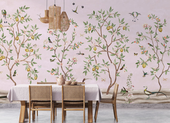 Lemon Tree Chinoiserie pink 2015