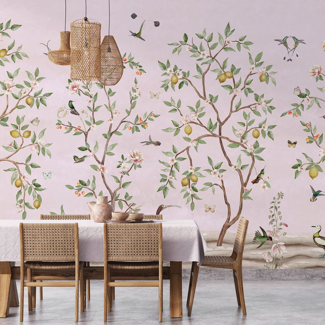 Lemon Tree Chinoiserie pink 2015