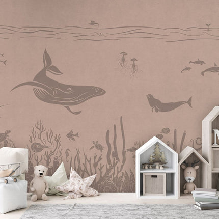 Monochrome Sea - Pink Vintage