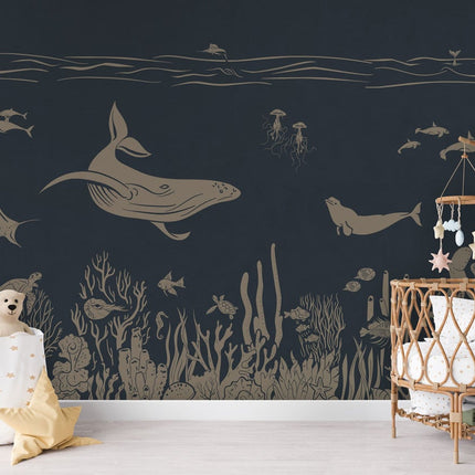 Monochrome Sea - Blue Vintage