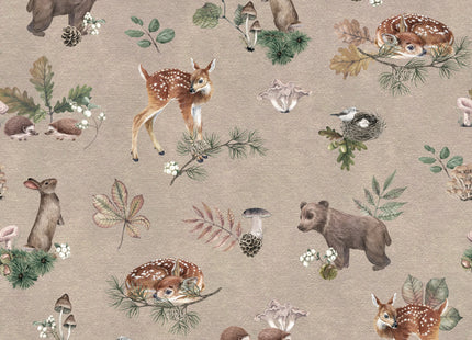 Muster 50 x 50 cm von Forest Gathering - Brown
