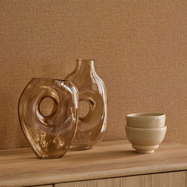 Muster von Linen Look 340631