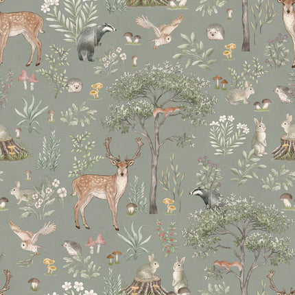 Muster 50 x 50 cm von Fantastic Forest - Green
