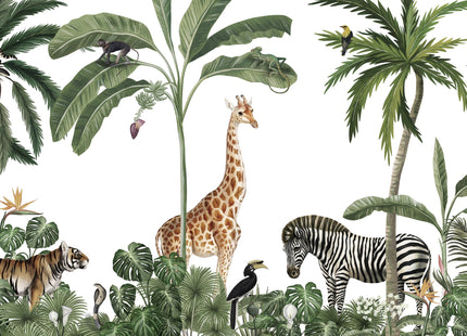 Muster 50 x 50 cm von Jungle Jive white 2082
