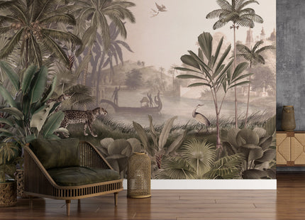 Leopard Landscape sepia 2019