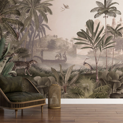 Leopard Landscape sepia 2019