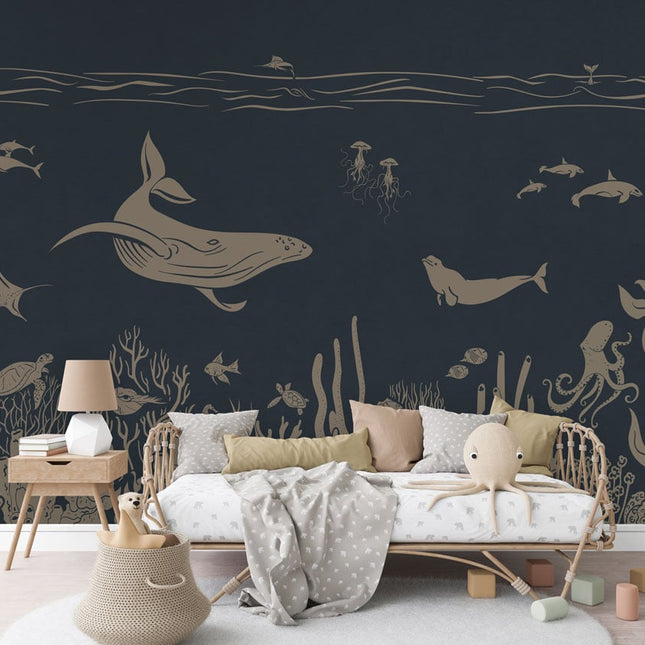 Monochrome Sea - Blue Vintage