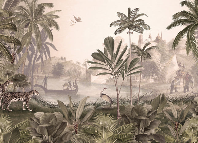 Leopard Landscape sepia 2019