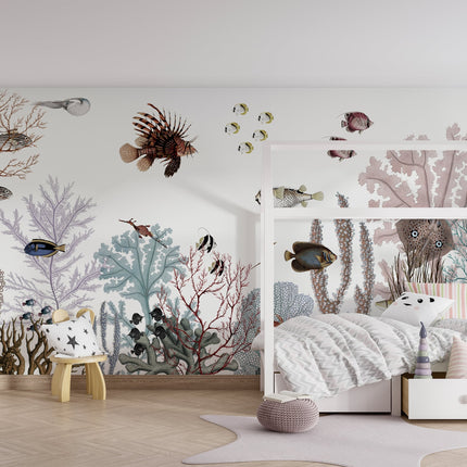 Muster 50 x 50 cm von Roaring Reef white 2024