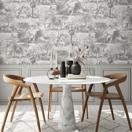 Animal Islands Muted Grey BMTD001/04C